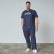 North Latitude Mountain T-Shirt V-Neck Blu navy - TALL T-shirts - T-Shirt per Uomini Alti