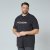 North Latitude Logo Polo Nero - Polo - Polo Uomo Taglie Forti