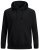 Jack & Jones Basic Hoodie Black - Felpe & felpe con cappuccio - Felpe & Felpe con Cappuccio Uomo Taglie Forti