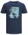 Jack & Jones Jump T-shirt Navy - Magliette - Magliette Uomo Taglie Forti