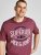 Jack & Jones JJELOGO TEE Hawthorn Rose - Magliette - Magliette Uomo Taglie Forti