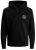 Jack & Jones JJESHARK SWEAT Hoodie Black - Felpe & felpe con cappuccio - Felpe & Felpe con Cappuccio Uomo Taglie Forti