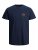 Jack & Jones JJESHARK TEE Navy - Magliette - Magliette Uomo Taglie Forti