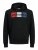 Jack & Jones CORP LOGO Hoodie Black - Felpe & felpe con cappuccio - Felpe & Felpe con Cappuccio Uomo Taglie Forti