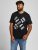 Jack & Jones JCOSTREET TEE Black - Magliette - Magliette Uomo Taglie Forti