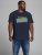 Jack & Jones JCOBOOSTER TEE Navy - Magliette - Magliette Uomo Taglie Forti