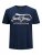 Jack & Jones JPRBLUBOOSTER TEE Navy - Magliette - Magliette Uomo Taglie Forti