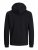 Jack & Jones JCOBERG SWEAT ZIP Hoodie Black - Felpe & felpe con cappuccio - Felpe & Felpe con Cappuccio Uomo Taglie Forti