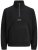 Jack & Jones Soho Half Zip Fleece Sweatshirt Black - Felpe & felpe con cappuccio - Felpe & Felpe con Cappuccio Uomo Taglie Forti