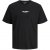 Jack & Jones Miko Crew Neck T-Shirt Black - Magliette - Magliette Uomo Taglie Forti