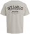 Jack & Jones Yuki Back Print Crew Neck T-Shirt Moonbeam - Magliette - Magliette Uomo Taglie Forti