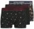 Jack & Jones Gingerbread Trunks 3-Pack Black - Intimo & costumi da bagno - Intimo Taglie Forti Uomo