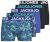  Jack & Jones Tropical Flowers Trunks 5-Pack Blue - Intimo & costumi da bagno - Intimo Taglie Forti Uomo