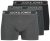Jack & Jones Black Friday Trunks 3-Pack Grey Black - Intimo & costumi da bagno - Intimo Taglie Forti Uomo