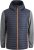 Jack & Jones MULTI QUILTED SET-IN Sleeves Jacket Grey Melange - Giubbotti - Giubbotti Uomo Taglie Forti