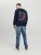 Jack & Jones JCOFILO Crew Neck Sweater with Back Print Navy Blazer - Felpe & felpe con cappuccio - Felpe & Felpe con Cappuccio Uomo Taglie Forti