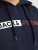 Jack & Jones CORP LOGO PLAY 5 Print Hoodie Navy Blazer - Felpe & felpe con cappuccio - Felpe & Felpe con Cappuccio Uomo Taglie Forti