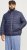 Jack & Jones SPRINT True Red Stitches Quilted Collar Jacket Navy Blazer - Giubbotti - Giubbotti Uomo Taglie Forti