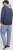 Jack & Jones SPRINT True Red Stitches Quilted Collar Jacket Navy Blazer - Giubbotti - Giubbotti Uomo Taglie Forti