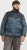 Jack & Jones SPRINT Black Blocking Quilted Collar Jacket Teal - Giubbotti - Giubbotti Uomo Taglie Forti