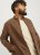 Jack & Jones DYLAN Clean Jacket Brown - Giubbotti - Giubbotti Uomo Taglie Forti