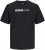 Jack & Jones CORP Logo Play 5 T-Shirt Black - Magliette - Magliette Uomo Taglie Forti