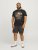 Jack & Jones JJSKULL ROCK T-Shirt Black - Magliette - Magliette Uomo Taglie Forti