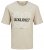Jack & Jones JJPAISLEY T-Shirt Moonbeam - Magliette - Magliette Uomo Taglie Forti