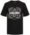 Jack & Jones JJPAISLEY T-Shirt Black - Magliette - Magliette Uomo Taglie Forti