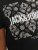 Jack & Jones JJPAISLEY T-Shirt Black - Magliette - Magliette Uomo Taglie Forti