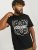 Jack & Jones JJPAISLEY T-Shirt Black - Magliette - Magliette Uomo Taglie Forti