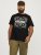 Jack & Jones JJPAISLEY T-Shirt Black - Magliette - Magliette Uomo Taglie Forti