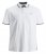 Jack & Jones PAULOS Short Sleeve Polo White/PS - Polo - Polo Uomo Taglie Forti