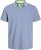 Jack & Jones PAULOS Short Sleeve Polo Light Blue/NEON - Polo - Polo Uomo Taglie Forti