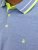Jack & Jones PAULOS Short Sleeve Polo Light Blue/NEON - Polo - Polo Uomo Taglie Forti