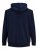 Jack & Jones Basic Sweat Zip Hood Navy Blazer - Felpe & felpe con cappuccio - Felpe & Felpe con Cappuccio Uomo Taglie Forti
