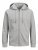 Jack & Jones Basic Sweat Zip Hood Light Grey Melange - Felpe & felpe con cappuccio - Felpe & Felpe con Cappuccio Uomo Taglie Forti