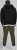 Jack & Jones Basic Sweat Zip Hood Black - Felpe & felpe con cappuccio - Felpe & Felpe con Cappuccio Uomo Taglie Forti