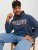 Jack & Jones CORP LOGO PLAY 4 Print Hoodie Navy Blazer - Felpe & felpe con cappuccio - Felpe & Felpe con Cappuccio Uomo Taglie Forti