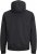 Jack & Jones RUSH SOLID Bomber Jacket with Hood Black - Giubbotti - Giubbotti Uomo Taglie Forti