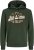 Jack & Jones 2 COL LOGO Hoodie Kombu Green - Felpe & felpe con cappuccio - Felpe & Felpe con Cappuccio Uomo Taglie Forti