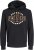 Jack & Jones 2 COL LOGO Hoodie Black - Felpe & felpe con cappuccio - Felpe & Felpe con Cappuccio Uomo Taglie Forti