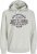 Jack & Jones 2 COL LOGO Hoodie White Melange - Felpe & felpe con cappuccio - Felpe & Felpe con Cappuccio Uomo Taglie Forti