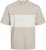 Jack & Jones LEGACY BLOCKING T-Shirt Beige - Magliette - Magliette Uomo Taglie Forti