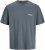 Jack & Jones Lington Crew Neck T-Shirt Grey - Magliette - Magliette Uomo Taglie Forti