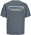 Jack & Jones Lington Crew Neck T-Shirt Grey - Magliette - Magliette Uomo Taglie Forti