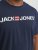 Jack & Jones Corp Logo Crew Neck T-Shirt Navy Blazer - Magliette - Magliette Uomo Taglie Forti