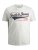 Jack & Jones JJELOGO TEE White - Magliette - Magliette Uomo Taglie Forti
