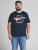 Jack & Jones JJELOGO TEE Navy - Magliette - Magliette Uomo Taglie Forti