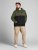 Jack & Jones JJEURBAN BLOCKING SWEAT Forest Green - Felpe & felpe con cappuccio - Felpe & Felpe con Cappuccio Uomo Taglie Forti
